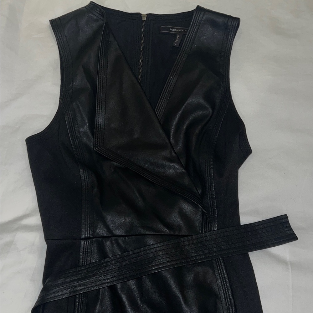 BCBG Black Wrap Mini Dress